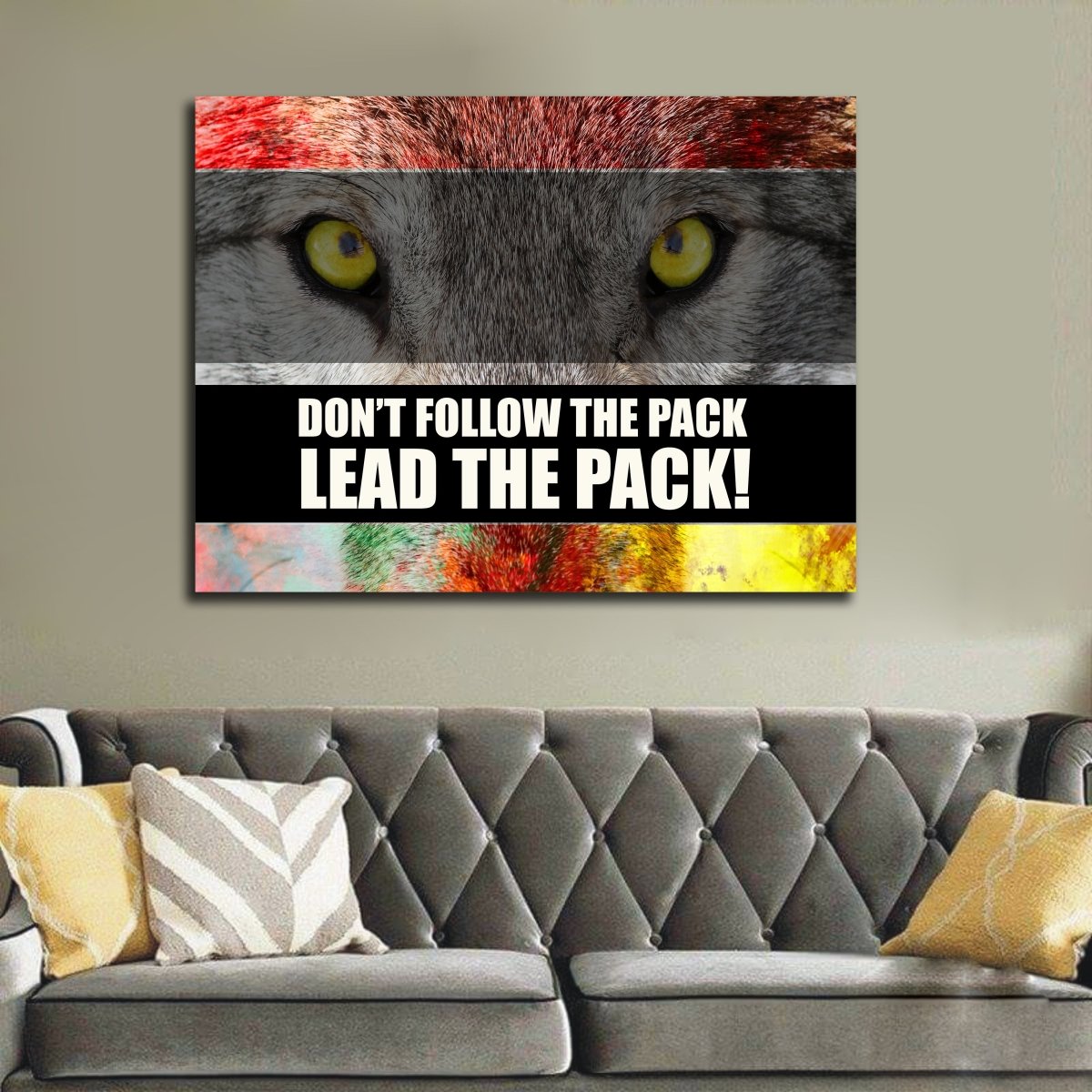 dont-follow-the-pack-lead-the-pack-framed-canvas-wall-art-motivational-office-art-wolf-art-244146