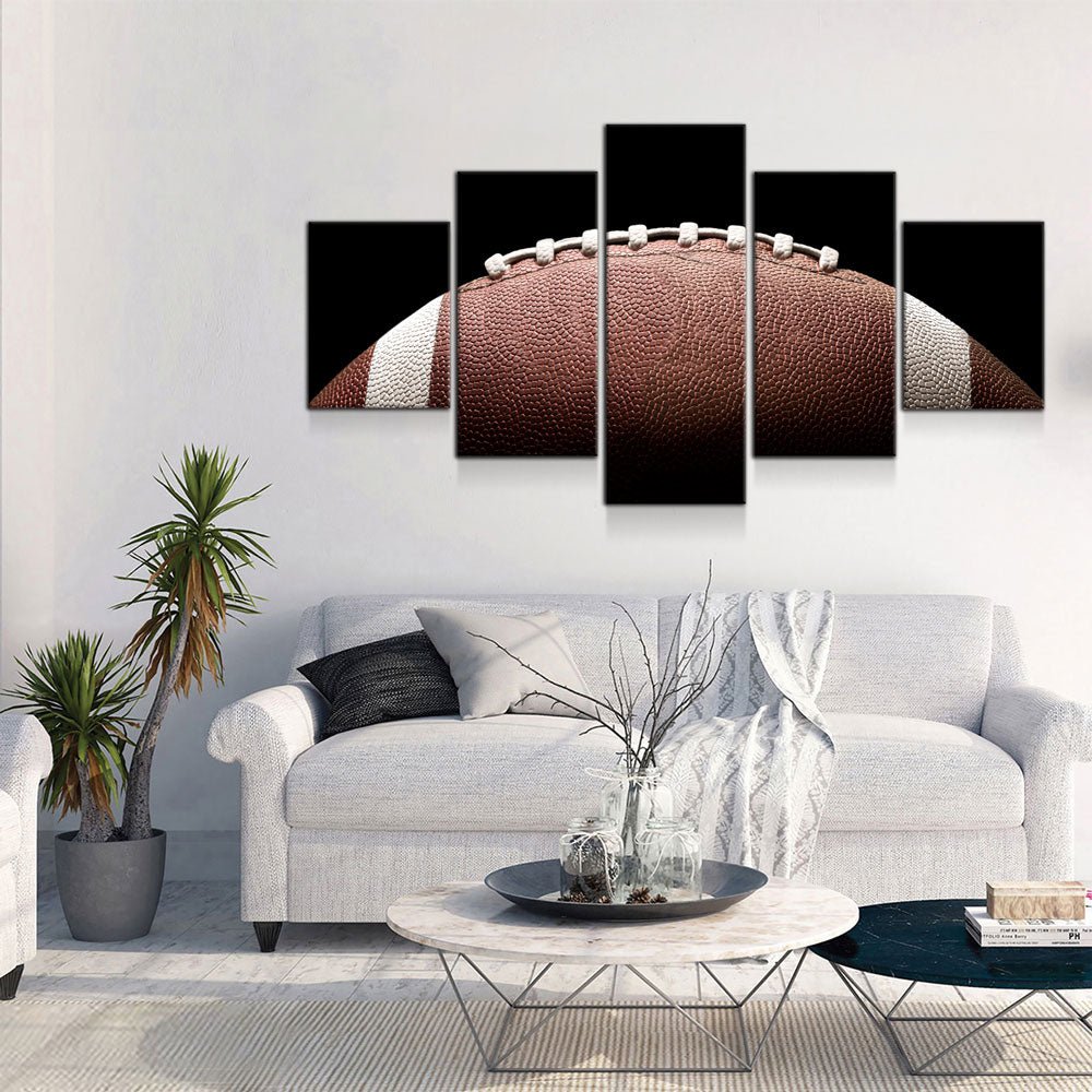 football-canvas-wall-art-football-decor-5-piece-wall-art-101904