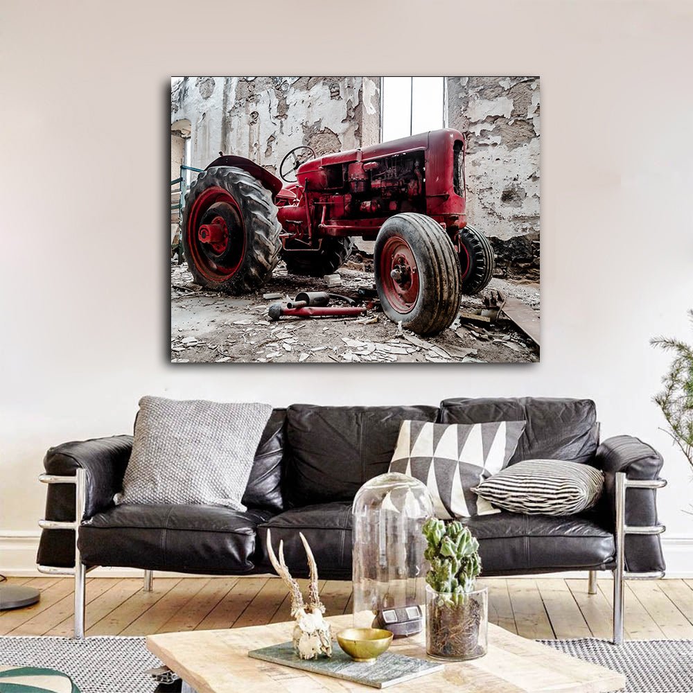 old-red-tractor-framed-canvas-wall-art-farming-farmers-collection-farm-tractor-farm-decor-202822