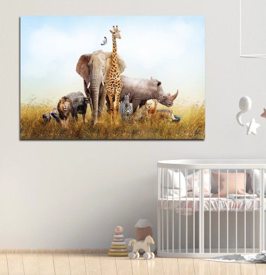 safari-nursery-decor-canvas-wall-art-536780